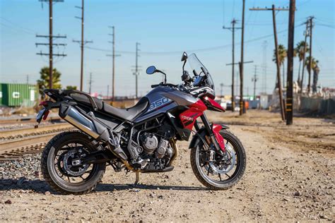 2021 triumph tiger 850 sport first ride review revzilla s bicycle