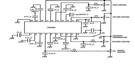 audio tone control circuit  circuit