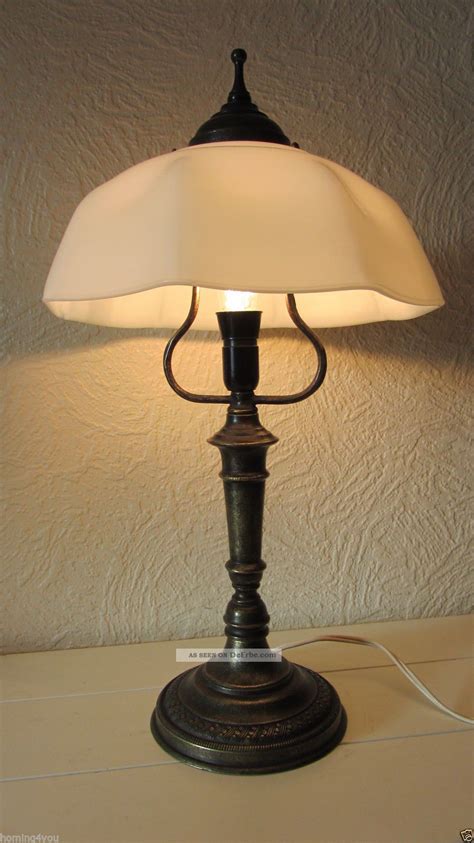 jugendstil tisch lampe buerolampe schreibtisch berlin bronzemessing