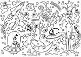 Space Worksheets Outer Kids Coloring Activity Via sketch template