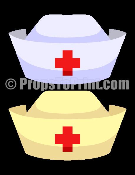 printable nurse hat template simple template design