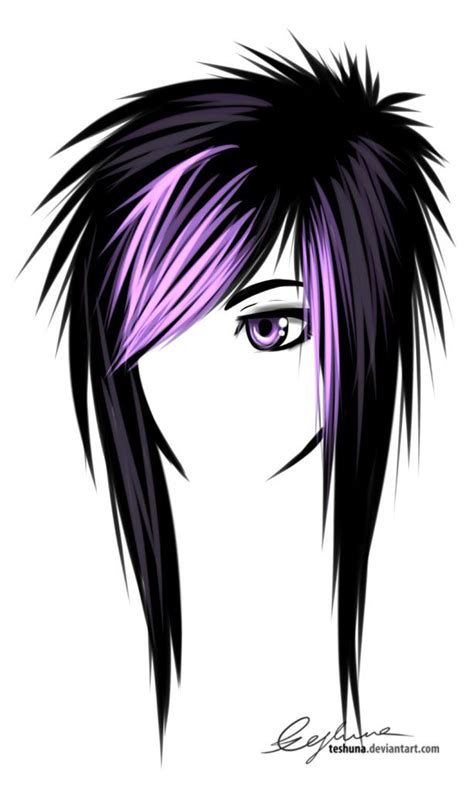 love it when my hair is two toned like this beauty and hair emo haircuts emo hair color emo