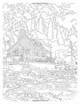 Coloring Thomas Kinkade Pages Book Detailed Posh Fall Adult Colorante Adulto Momentos Pacifica Libros Amazon Books sketch template
