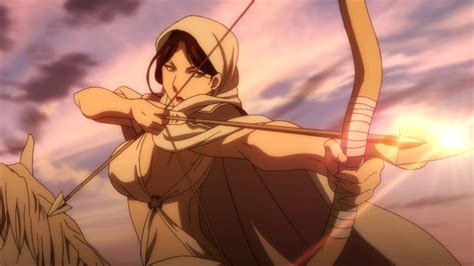 the heroic legend of arslan episode 6 7 anime review アルスラーン戦記 farangis the beauty youtube