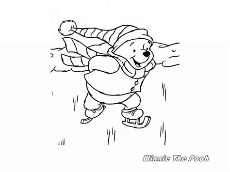 coloring pages winnie  pooh christmas coloring pages