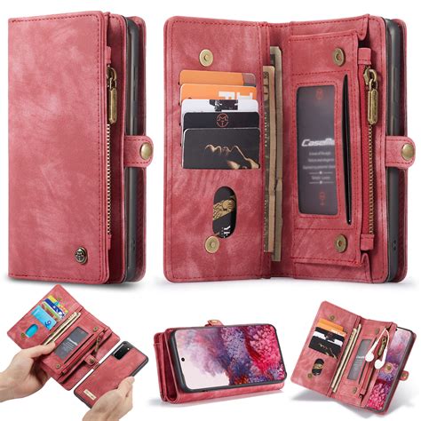 dteck wallet case  samsung galaxy  heavy duty zipper purse    premium leather folio