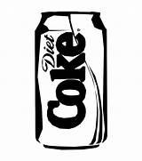 Coke Cans Kolorowanka Druku Puszka Wydrukuj Malowankę Drukowanka sketch template