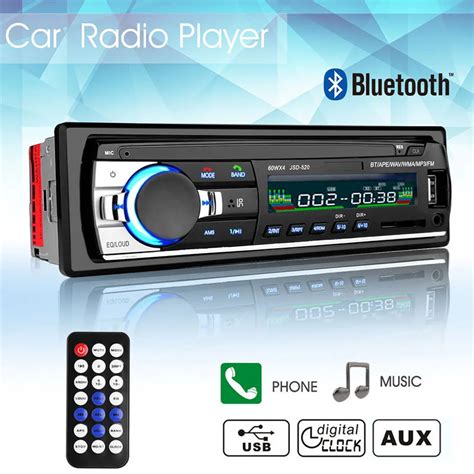 auto  car stereo radio  dash  din car mp multimedia player bluetooth sd usb card hands
