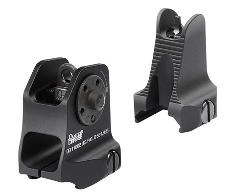fixed front rear sight combo tombstone tactical