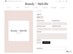 brandy melville gift card europe brandy melville germany select amount  click generate