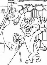 Madagascar Circus Hippos sketch template