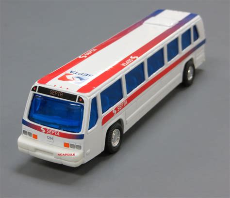 philadephia septa public diecast bus toy acapsule toys  gifts