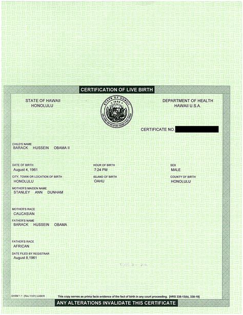 obamas birth certificate factcheckorg