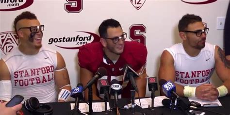 Stanford Players Get Nerdy Wear Fake Glasses After Oregon