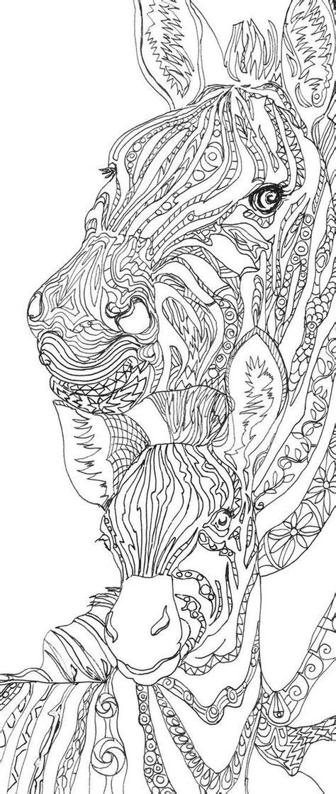 zebra clip art coloring pages printable adult coloring book hand drawn