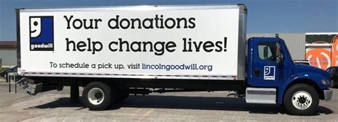 schedule donation pickup lincoln goodwill