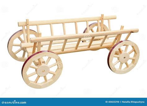 houten kar stock foto image  ambacht wagen vervoer