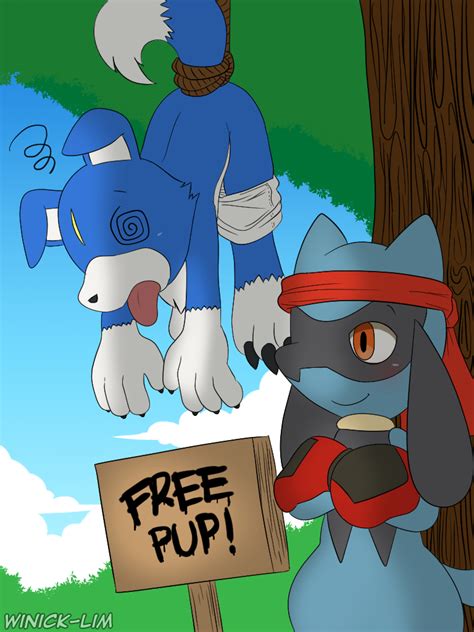 [commission] free pup by winick lim on deviantart