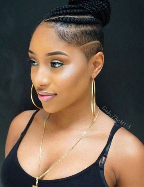 19 Mohawk Braids With Shaved Sides For Female New Natural Hairstyles
