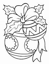 Christmas Coloring Pages Balls Choose Board sketch template