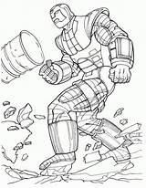 Coloring Lego Pages Iron Man sketch template