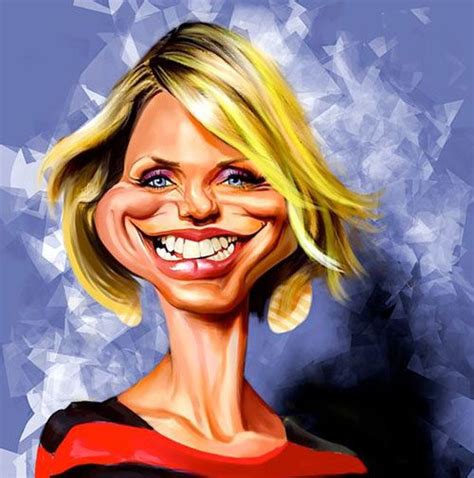 cameron diaz celebrity caricatures funny caricatures