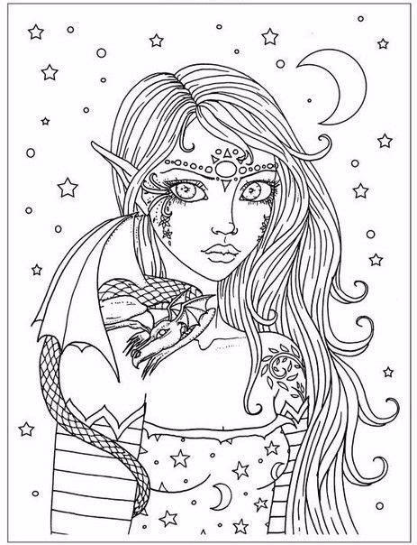 pin  beth conroy  coloring  dragon coloring page unicorn