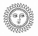 Sun Printable Coloring Getdrawings Pages sketch template