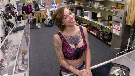 xxx pawn tattooed babe harlow harrison gives pawnshop owner a hard time thumbzilla