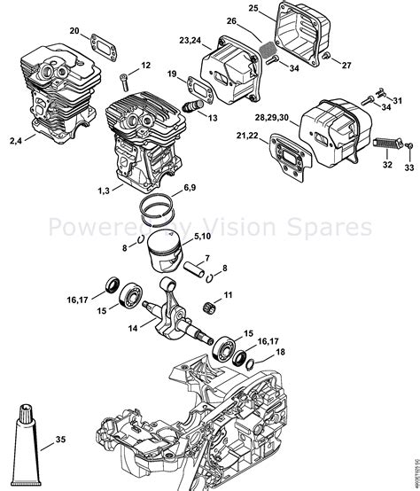stihl ms chainsaw parts diagram general wiring diagram