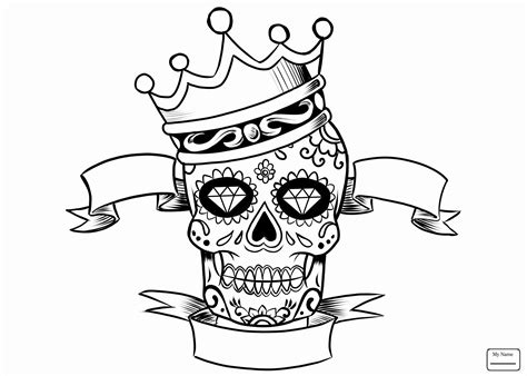 rose  skull coloring pages  adults