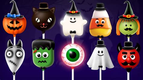 halloween cake pop finger family collection top  finger family songs  kids finger