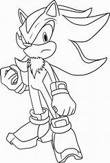 Sonic Darkspine Hedgehog sketch template