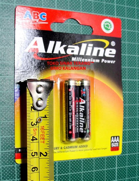 jual baterai aa  abc alkaline lr  batre battery alkalin hitam