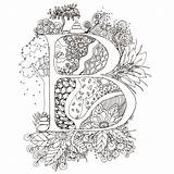 Illuminated Letters Initial Monogram Lettering Zentangle Alphabet Patterns Letter Etsy Initials Melanie Cook Colour Drawings Original Coloring Sold Visit sketch template