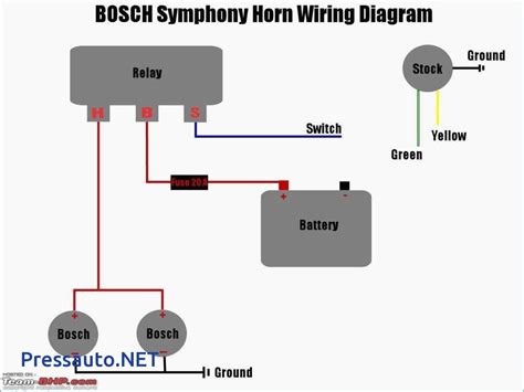 pin relay wiring diagram horn great diagram