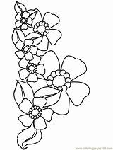 Coloring Pages Flower Flowers Cartoon Printable Colouring Color Sheets Small Clipart Book Kids Cartoons Print Library Popular Coloringpagebook Cool Advertisement sketch template