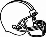 Helmet Football Clip Clipart Coloring Pages Blank Helmets Outline Pink Printable Vector Print Graphic Cliparts Kids Nfl Line Royalty Clipartpanda sketch template