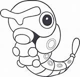 Caterpie Stampare sketch template