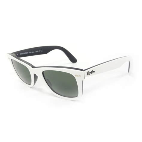 ray ban men s original wayfarer white sunglasses free shipping today