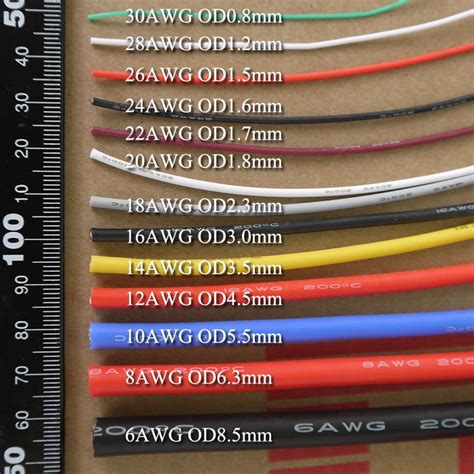 awg flexible silicone wire cable soft high temperature tinned copper