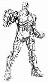 Cyborg Justicia Preto Wallpaperfor sketch template