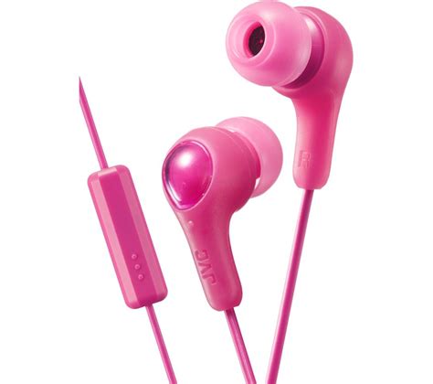 buy jvc ha fxm gumy  headphones pink  delivery currys
