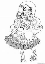 Monster High Coloring Coloring4free Draculaura Pages Frankie Related Posts sketch template
