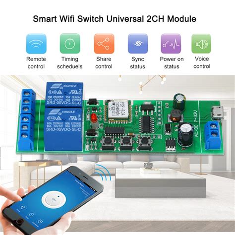 ewelink smart wifi switch universal module ch usb dcv  wireless