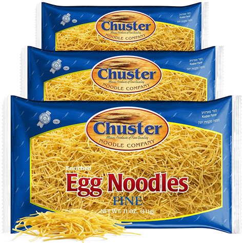 chuster fine egg noodles bulk  pack  enriched noodle pasta  soup ramen stroganoff