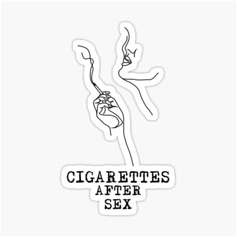Cigarettes After Sex Sticker For Sale By Courtneyswif Redbubble
