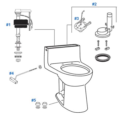 mansfield magnum toilet replacement parts