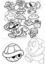 Mario Coloring Bros Pages Kids Games Monster Simple Bonus Luigi Characters Printable Print sketch template