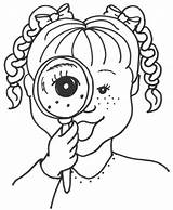 Sinne Senses Ausmalbilder Smell Child Kindergarten ähnliche sketch template